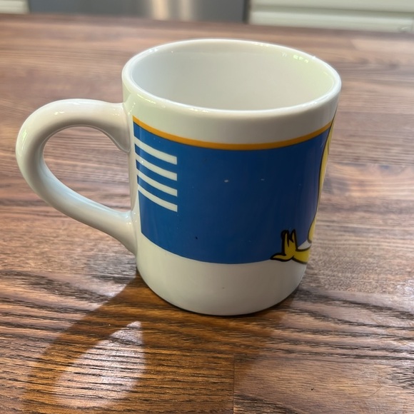 Vintage 1998 Tweety Bird  By LOONEY-TUNES   Cup / Mug Yellow Blue - Picture 3 of 9